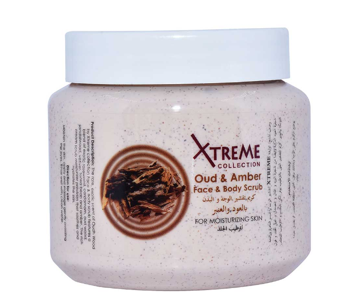 Xtreme Collection 500ml Face and Body Scrub Oud and Amber 1 in UAE