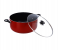 Royalford RF9908 34cm Casserole with Lid - Red 2 in UAE