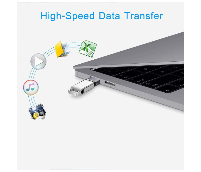 Trands TR-CA397 Type-C to USB Type-A Adapter for PC - Black 3 in UAE