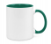 SS Two Tone Coffee Mug - Green and White 1 in UAE