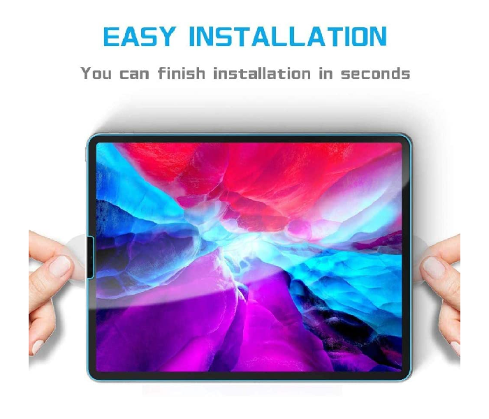Trands TR-ISP782 12.9 Inch Anti-Scratch Clear Glass Protection for iPad Pro 3 in UAE
