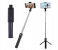 K07 Wireless Shutter Bluetooth 4.0 Bluetooth Selfie Stick for Mobile Phone-Black 2 in OMAN