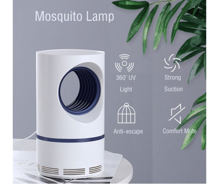 Electric Indoor Mosquito Trap USB Power Insect Killer with UV Light LED Lamp - White 2 in UAE