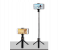 K07 Wireless Shutter Bluetooth 4.0 Bluetooth Selfie Stick for Mobile Phone-Black 3 in OMAN