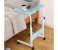 Adjustable Laptop Bed Stand Desk Computer Study Table - Blue 1 in UAE