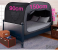 Privacy Pop Bed Tent Double Size with Double Sided Zippers FBT-221 Black 2 in OMAN