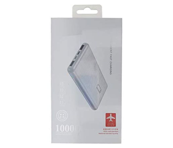 Morepro PB-1102 10000mAh Portable Power Bank with 2 USB Plus 1 Type-C Output - White 2 in UAE