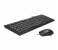 Promate Ergonomic Wired USB Full-Size Keyboard and Mouse Combo - Black 1 in UAE