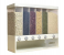 Household Wall Mounted Storage Box Cereal Container Food Dispenser - White 4 in UAE