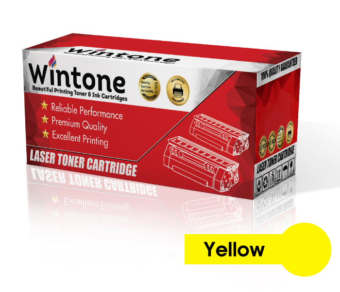 Wintone Compatible Toner Cartridges CE252A 504A for HP Color LaserJet CM3500 Series - Yellow 1 in UAE