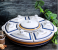 Royalford RF7804 Melamine Ware Rotating Serving Tray - Multicolor 1 in UAE