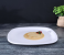 Royalford RF9859 10.5-inch Opal Ware Square Plate - White 2 in UAE