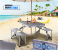 Outdoor Multifunctional Picnic Table JA162 with Foldable 4 Seats FS3695 Silver 1 in KSA