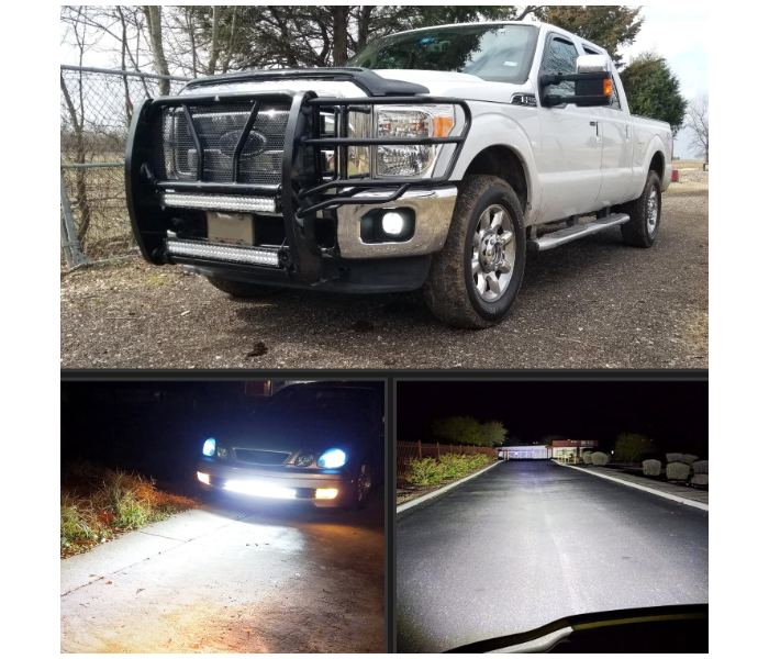 GZ LED BAR 180W Spot Flood Combo Driving Lamp Off Road Lights Work Light Boat Jeep Headlight Lamp 4 in UAE