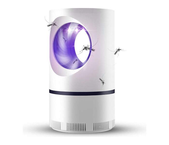 USB Powered Electric Photocatalytic LED Anti Mosquito Killer Light - White 3 in UAE