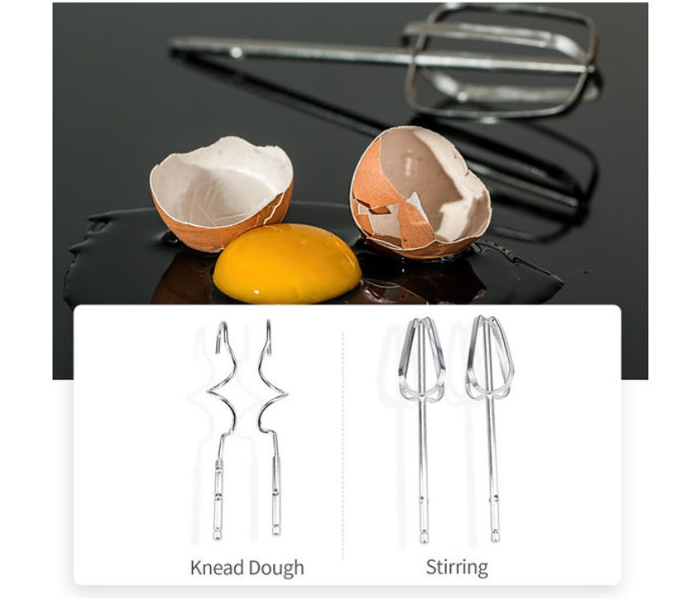 Electric Automatic Egg Beater and Milk Foam Maker - White and Black 6 in UAE