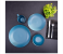 Royalford RF9869 16 Pieces Stoneware Dinner Set - Blue 2 in UAE