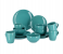 Royalford RF9868 16 Pieces Stoneware Dinner Set - Blue 1 in UAE