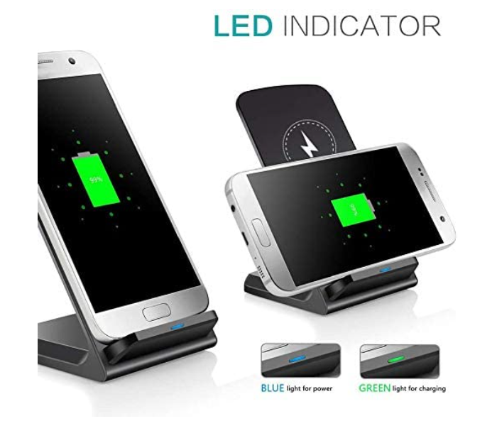 Trands TR-PC727 10W Wireless Charger - Black 3 in UAE
