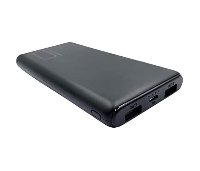 Morepro PB-1101 10000mAh Portable Power Bank with 2 USB Output - Black 2 in UAE