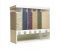 Household Wall Mounted Storage Box Cereal Container Food Dispenser - White 1 in UAE