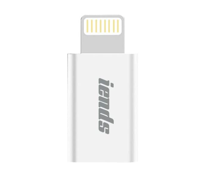 Iends IE-AD228 Lightning to USB Type-C 3A Fast Charging Power Delivery Adapter - White 1 in UAE