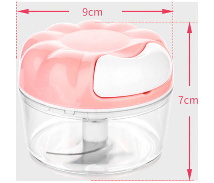 Manual Garlic Chopper - Pink 3 in UAE