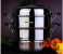 Royalford RF5014 30cm Multipurpose Double Layer Steamer Pot - Silver & Black 1 in UAE