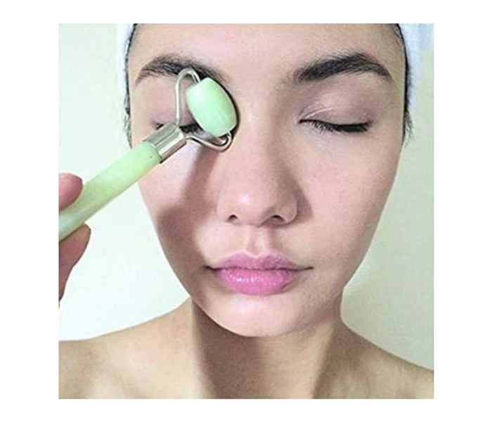 Facial Massage Jade Roller - Green 4 in UAE
