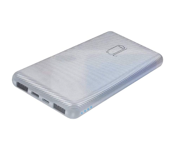 Morepro PB-1102 10000mAh Portable Power Bank with 2 USB Plus 1 Type-C Output - White 1 in UAE