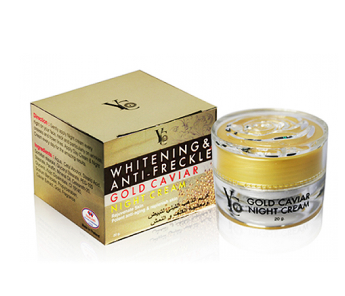 YC Whitening Anti Freckle Gold Caviar Night Cream 1 in UAE