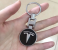 Fashion Zinc Alloy Key Chain with Ring Metal - Black 1 in UAE