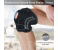 Breathable Adjustable Open Patella Knee Brace for Sports and Cycling- Black 2 in OMAN