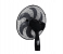 Krypton KNF6159 16Inch Stand Fan with Remote Control- Black 3 in UAE