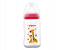 Pigeon 160ml Softouch Wide Neck Decorated Glass Bottle - Red 1 in UAE