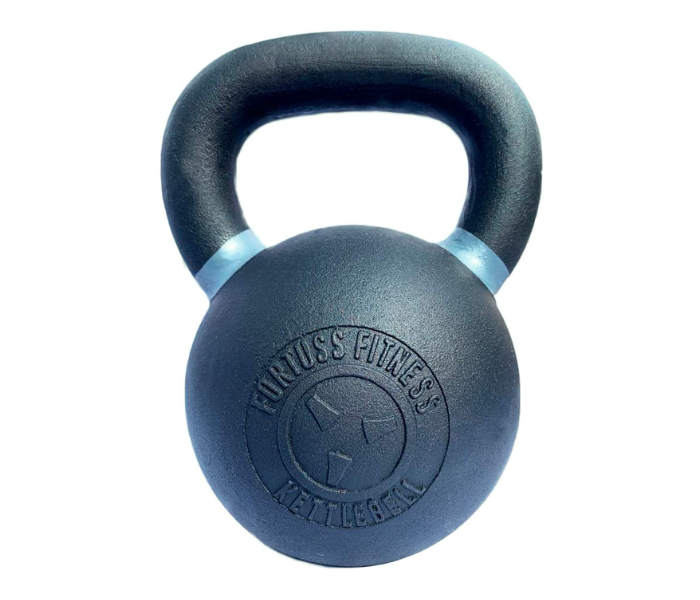 Fortuss 20KG Cast iron Powder Coated Kettlebell Color Coded Handles Crossfit Functional Fitness Home Gym Workout Equipment Strength and Weight Training – Blue 1 in UAE