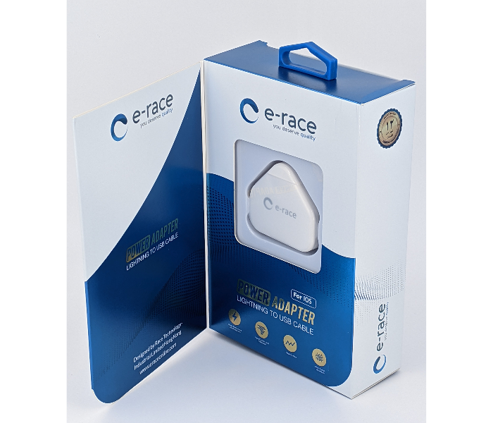 E-Race Q7 Lightning Charger - White 3 in OMAN