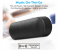 Promate CAPSULE 6W Bluetooth Speaker with Mic - Black 5 in UAE