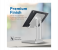 Promate PADVIEW Premium Aluminum Multi-Angle Tablet Stand - White 3 in UAE