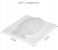 Magic Wall Hanging Silicone Flower Vase - White 5 in UAE