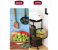 4 Tier Multilayer Rotating Kitchen Shelf - Black 2 in KSA