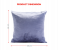 Parry Life PLCH9954V Decorative Velvet Cushion Pillow- Violet 3 in UAE