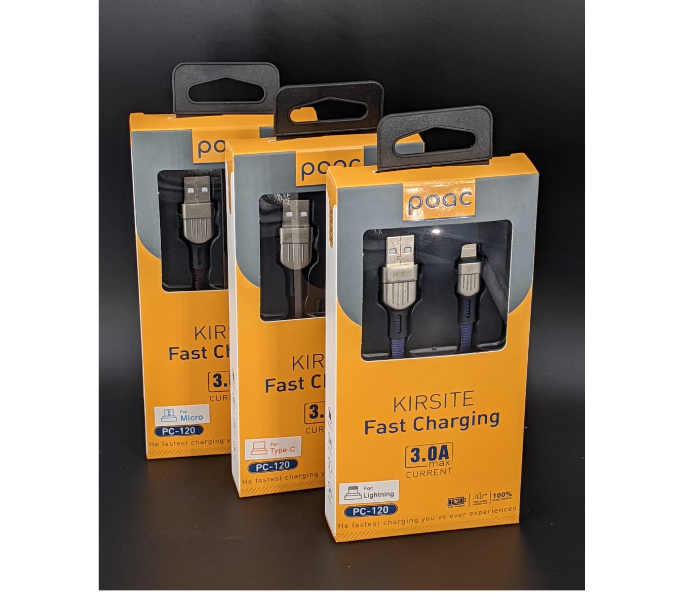 Poac PC-120 3A Type-C Cable for Samsung 1 in OMAN