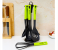 Royalford RF9676 7Pcs Nylon Kitchen Tool Set- Black and Green 1 in UAE