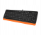 A4TECH FK10 ORANGE Fstyler Sleek Multimedia Comfort Keyboard - Black 2 in UAE