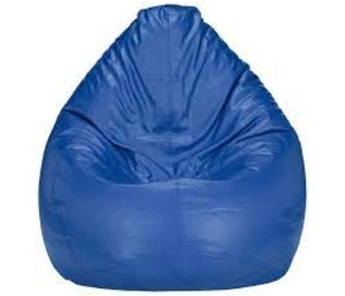 Luxe Decora Comfort 80x80x50centimeter PVC Bean Bag - Blue 1 in UAE