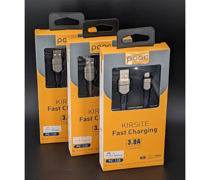 Poac PC-120 3A Lightning Cable 1 in OMAN