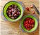 Set of 2 Silicone Collapsible Strainers - Grey and Green 3 in UAE