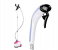 iSonic IGS 310 Multifunctional Garment Steamer with Stand - White and Pink 5 in UAE