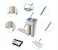 Microfiber Flat Floor Mop with 50.4 Inch Adjustable Stainless Steel Handle and Bucket Set 9 in UAE